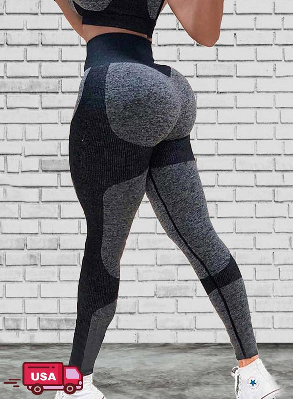 FITTOO Hight Waisted Printed Leggings Line Butt Sexy Gym  Fitness Yoga Pants for Women Black White S : Sports & Outdoors